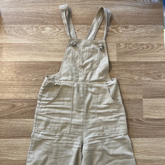 Beige Anthropologie Overalls - Petite - Picture 1 of 6